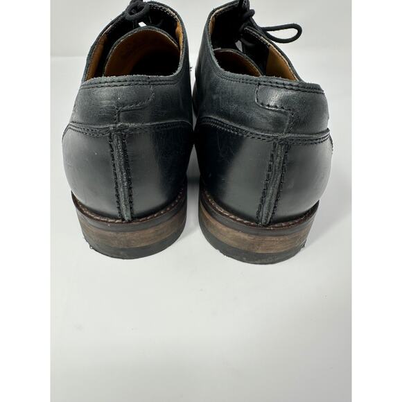 Clarks 1825 Plus* | New | Men’s 10.5 Black Leather Oxford Dress Shoes Derby - Picture 6 of 9